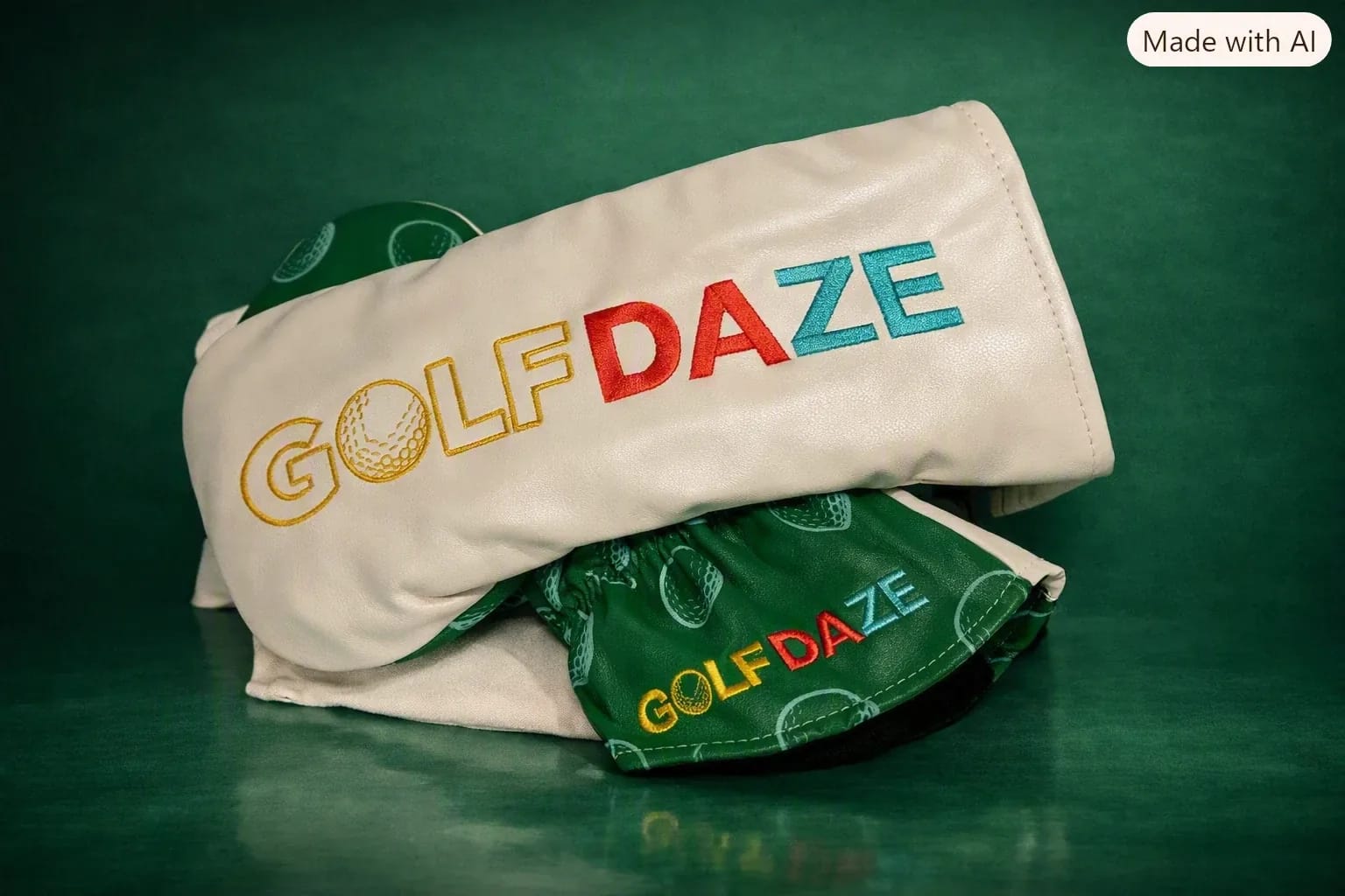 GolfDaze Driver Headcover - White